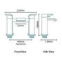 1700 x 700 Chiltern Double Ended Square Bath with Front Panel and Aqua Bath Filler
