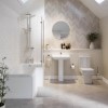 1500mm Right Hand Shower Bath Suite with Toilet Basin &amp; Panels - Lomax
