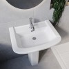 1700mm Left Hand Black Shower Bath Suite with Toilet Basin &amp; Panels - Lomax