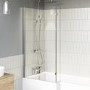 1700mm Right Hand Shower Bath Suite with Toilet Basin & Panels - Lomax