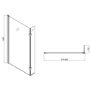 1700mm Right Hand Shower Bath Suite with Toilet Basin & Panels - Lomax