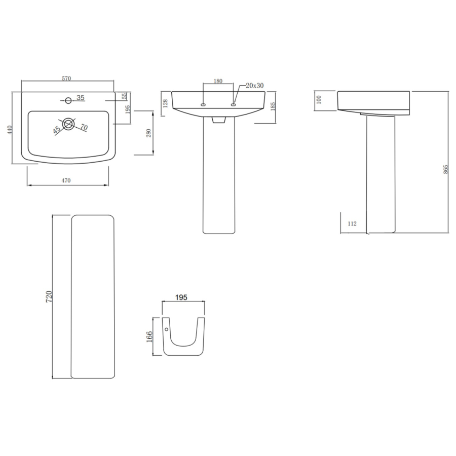 1700mm Right Hand Black Shower Bath Suite with Toilet Basin & Panels - Lomax