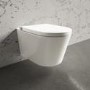 Wall Hung Smart Bidet Japanese Toilet & Geberit Frame Cistern and Chrome Flush Plate - Purificare