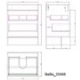 1200mm White Toilet and Sink Unit Left Hand with Smart Bidet Toilet - Agora