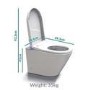 1200mm White Toilet and Sink Unit Left Hand with Smart Bidet Toilet - Agora
