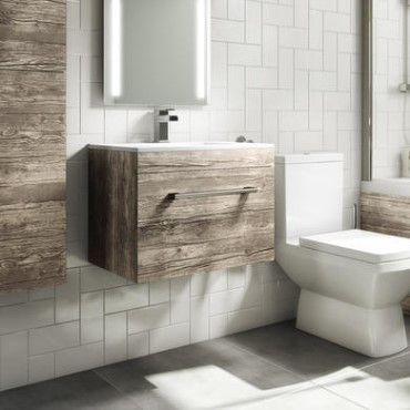Wall Hung Basin Vanity Units Better Bathrooms Wall Hung Basin Vanity Units Better, Mode Meier Grey Wall Hung Vanity Unit And Basin 600mm