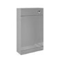 1100mm Grey Toilet and Sink Drawer Unit with Square Toilet and Chrome fittings - Ashford
