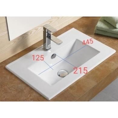 1100mm Wood Effect Toilet and Sink Unit with Round Toilet - Ashford