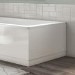 GRADE A1 - Ashford White Gloss 700mm End Bath Panel