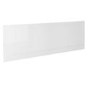 1700mm x 700mm Wooden White Gloss Bath Panel Pack - Ashford