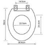 1100mm Blue Toilet and Sink Unit with Traditional Toilet - Baxenden