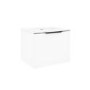 Grade A1 - 600mm White Wall Hung Vanity Unit with Gloss Basin - Sion