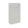 GRADE A1 - 500mm Concrete Effect WC Toilet Unit - Sion