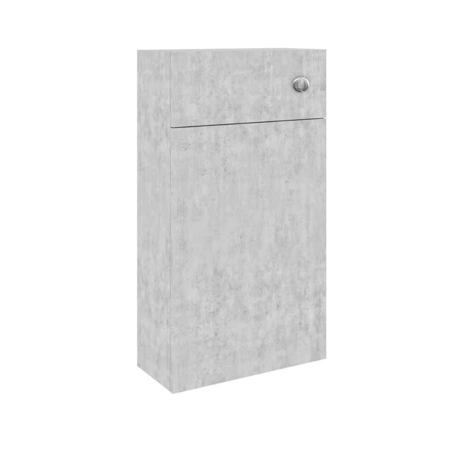 GRADE A1 - 500mm Concrete Effect WC Toilet Unit - Sion