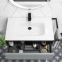 1000mm Grey Freestanding Vanity Unit with Basin - Nero