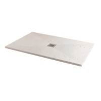 Silhouette White Sparkle 1400 x 800 Rectangular Ultra Low Profile Tray with waste Silhouette White Sparkle 1400 x 800 Rectangular Ultra Low Profile Tray with waste