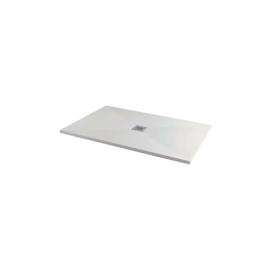 Ultra Low Profile Rectangular Shower Tray 1600 x 900mm Stone Resin - Silhouette