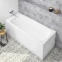 Single Ended Steel Bath with No Tap Holes - 1500 x 700mm