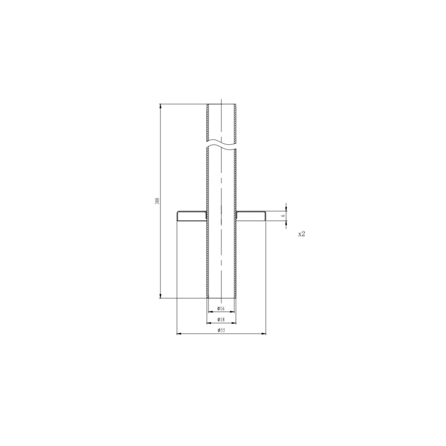 Chrome Towel Radiator 600 x 400mm with Pipe Kit and Straight Valves - Sahara