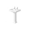 Traditional Double Ended Freestanding Bath Suite with Toilet &amp; Basin - Park Royal