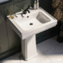 Traditional Black Freestanding Bath Suite with Toilet & Basin - Park Royal