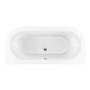Freestanding Double Ended Back to Wall Bath with Pink Feet 1700 x 745mm - Park Royal