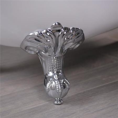 Freestanding Roll Top Slipper Bath With Chrome Feet - L1570 x W705mm - Park Royal