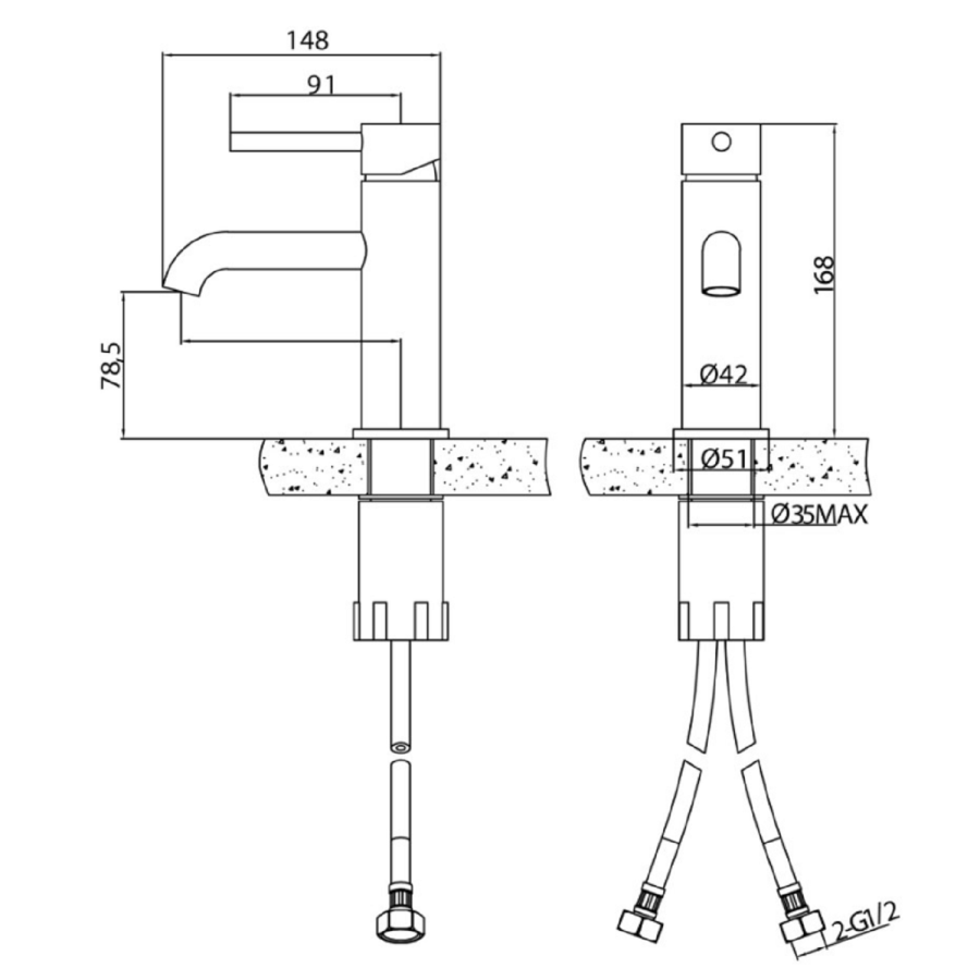 Arissa Matt Black Bath Shower and Tap Pack