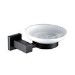 Arissa Matt Black Soap Dish