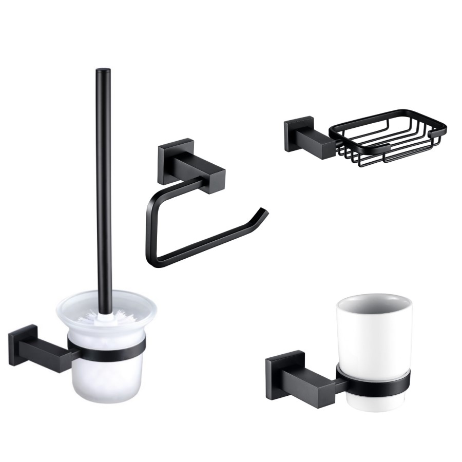 Arissa 4 Piece Bathroom Accessory Pack 