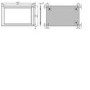 Rectangular Wall Mirror 100 x 60cm - Tucana