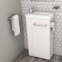 Dee Close Coupled Toilet and Virgo Vanity Unit Suite with Basin