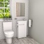 Dee Close Coupled Toilet and Virgo Vanity Unit Suite with Basin