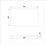 800mm Green Freestanding Countertop Vanity Unit with Basin - Camden