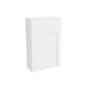 500mm White Back to Wall Unit with Traditional Toilet - Camden