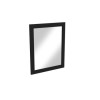 GRADE A2 - Camden Matt Black Bathroom Mirror - 550 x 700mm