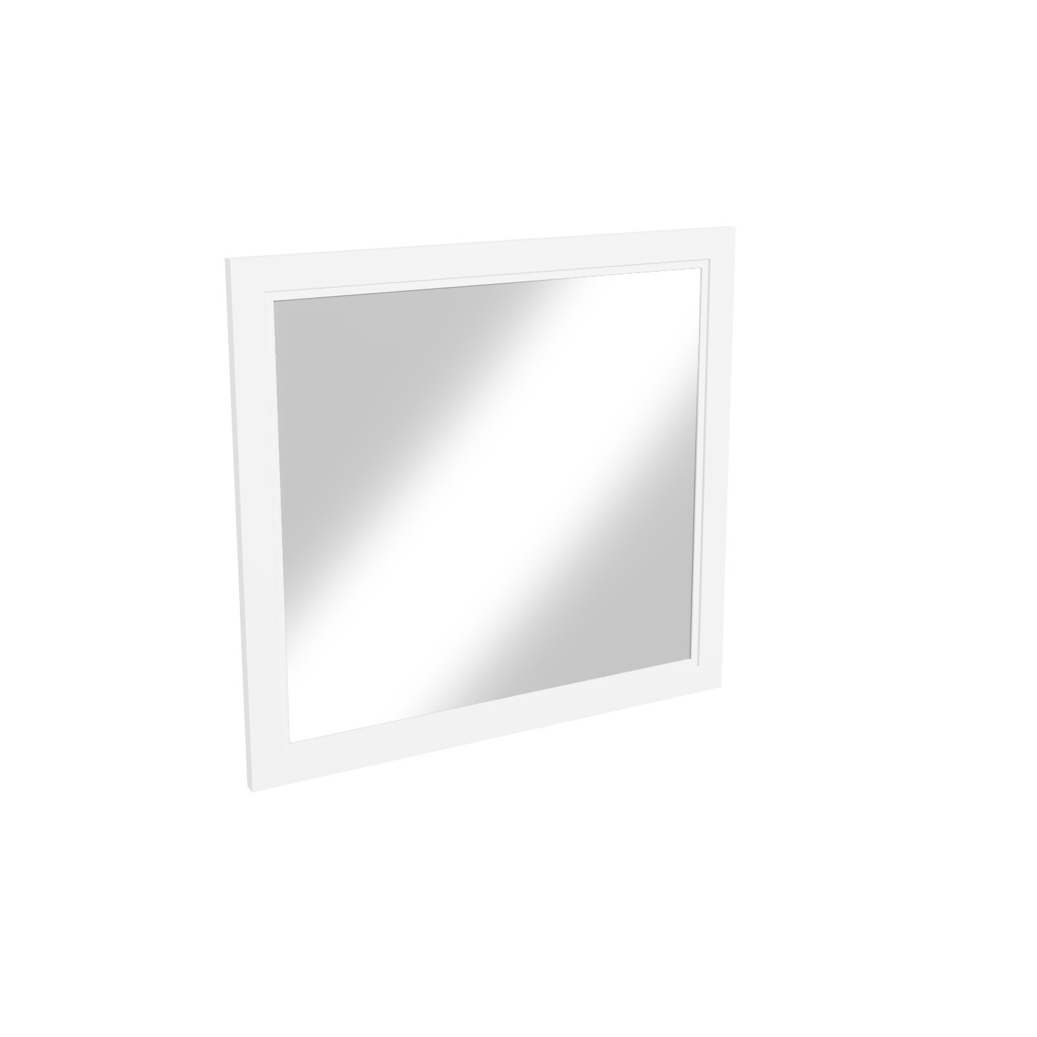 Rectangular White Bathroom Mirror 750 x 700mm Camden Better Bathrooms
