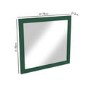 Rectangular Green Bathroom Mirror 750 x 700mm - Camden