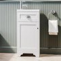 Grade A1 - 400mm White Cloakroom Vanity Unit with Basin - Baxenden