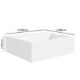 Grade A1 - Cloakroom Wall Hung Basin and Waste 330mm - Houston