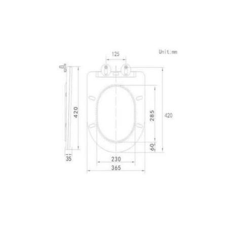 Grey Wall Hung Toilet with Soft Close Seat Frame Cistern and Chrome Flush - Verona