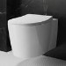 Wall Hung Rimless Toilet with Soft Close Seat - Alcor