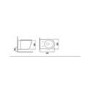 Grade A1 - Wall Hung Rimless Toilet with Soft Close Seat - Alcor