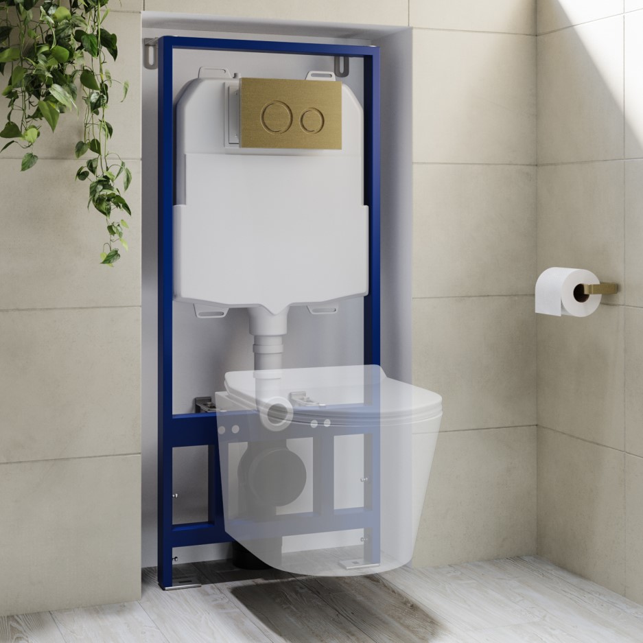 cistern flush plate
