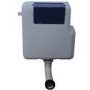 Tampa Back to Wall Toilet with Arissa Matt Black Pneumatic Push Button and Cistern
