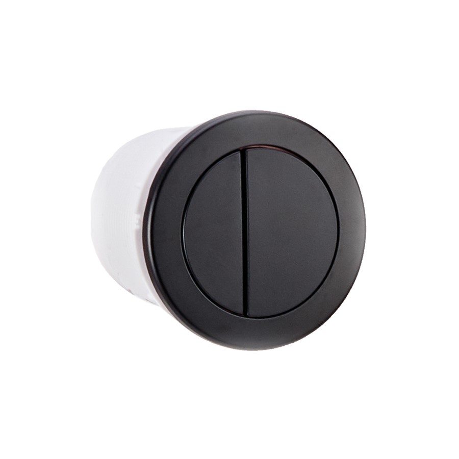 Arissa Matt Black Pneumatic Push Button and Cistern