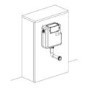 Tampa Back to Wall Toilet with Arissa Matt Black Pneumatic Push Button and Cistern