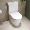 Close Coupled Rimless Toilet with Soft Close Seat - Newport