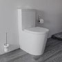 Close Coupled Rimless Short Projection Toilet with Soft Close Seat - Newport