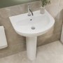 Grade A1 - Close Coupled Toilet and Basin Bathroom Suite - Newport